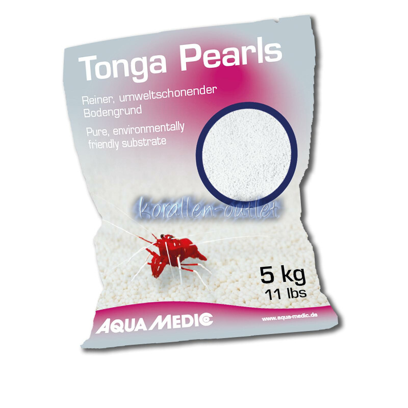 Aqua Medic Tonga Pearls - reiner, umweltschonender Bodengrund 5kg Beutel