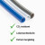 ARKA© silicone hose (ozone & CO2 resistant) 4/6 mm - colour: grey - length: 3 m