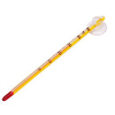 Boyu Glass Thermometer 14,50 cm gelb